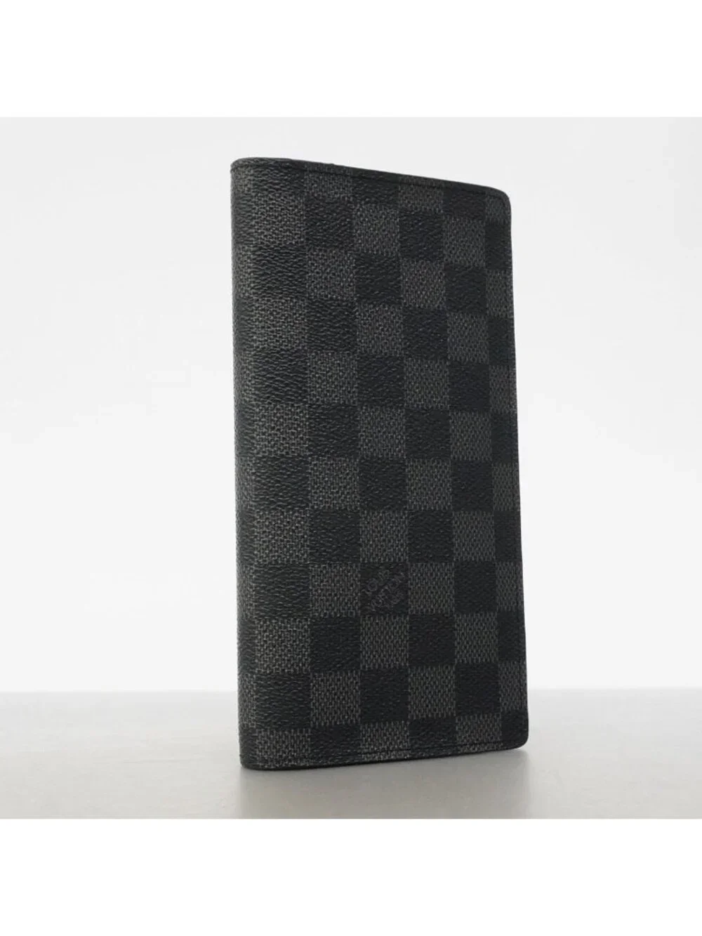 Louis Vuitton Wallet Damier Graphite Portefeuille Brazza Black Gray